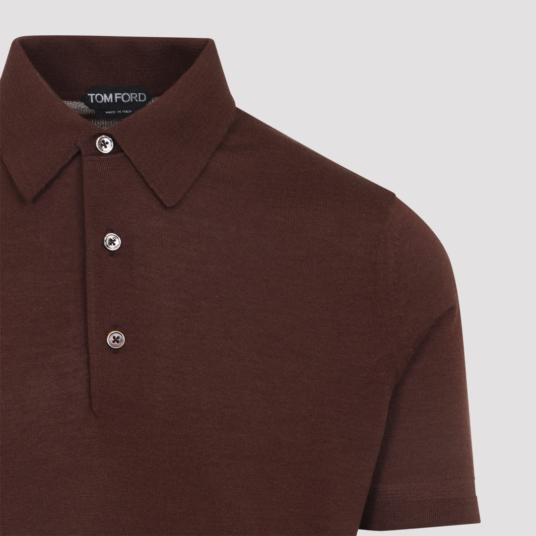 Tom Ford Polo - Marrone | b34f16bf5179db9b518e0be33445d1e0831835ca