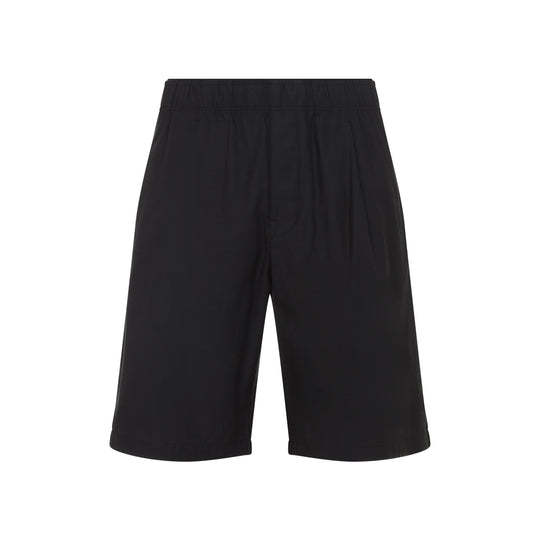 Black Leisure Cupro Bermuda