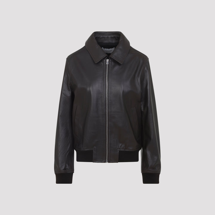 Yves Salomon Leather - Marrone | af2eb82aa5b179a1ac079ae70f72c59cb26cd9bd