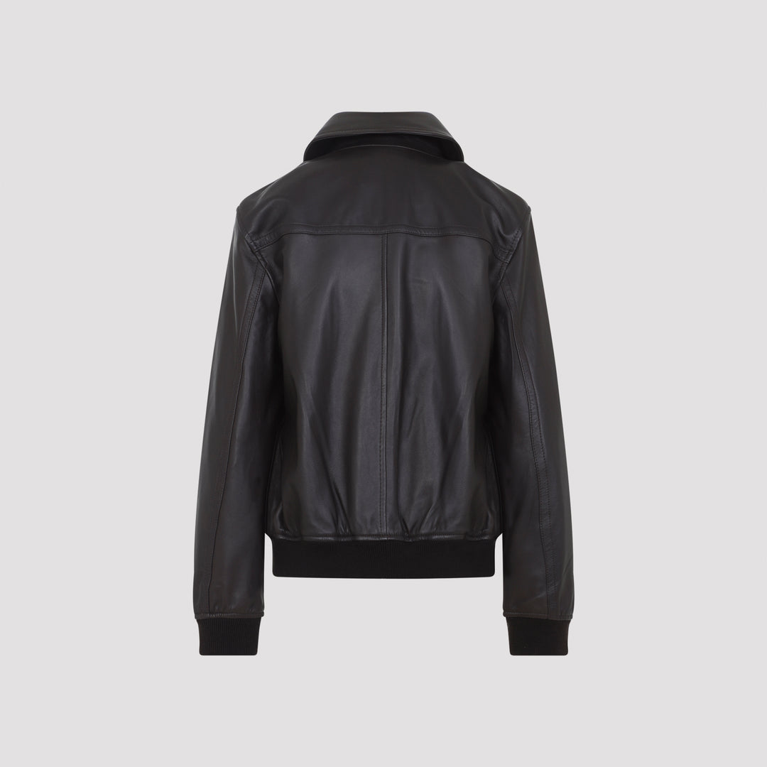 Yves Salomon Leather - Marrone | 1928d6664b5a2a4a7bdd0f60e5a1774399d689eb
