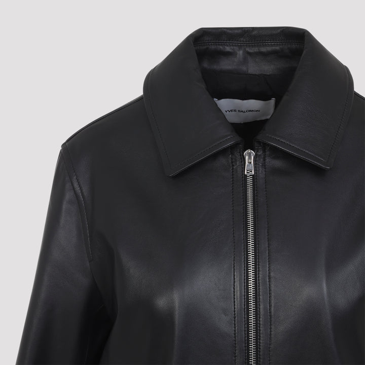 Yves Salomon Leather - Nero | fb368c41362eecf37547867c4147d7badf566904