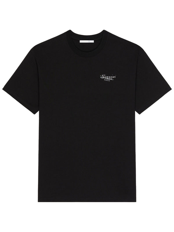 T-Shirt In Cotone Con Stampa Givenchy Stamp