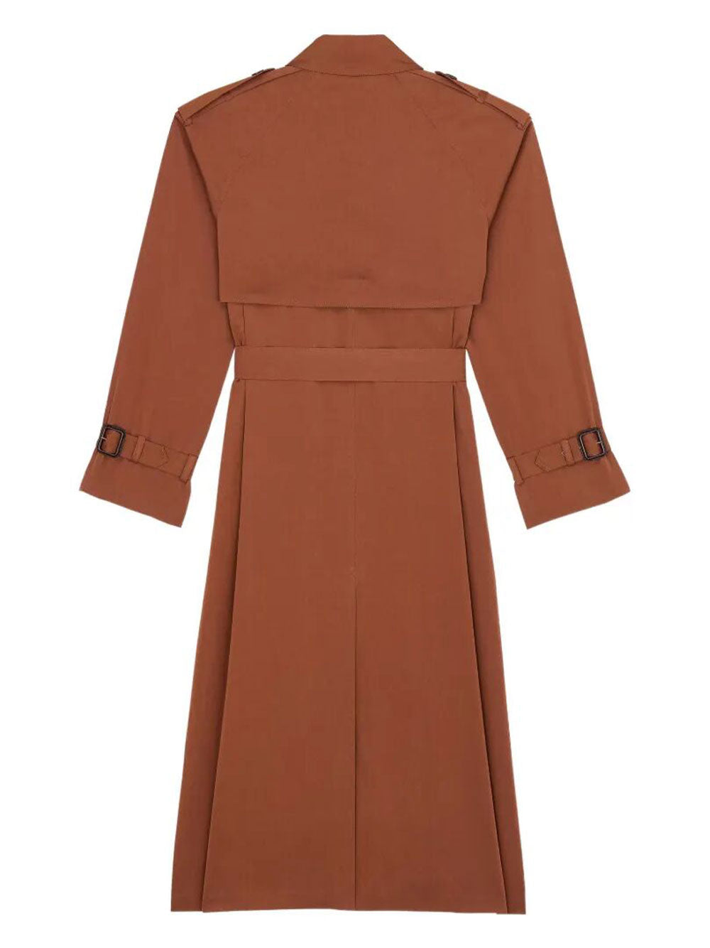 Saint Laurent Paris Trench - Marrone | 5f3cb2bf3a3625310b7e7faae08bab20d5d5d365