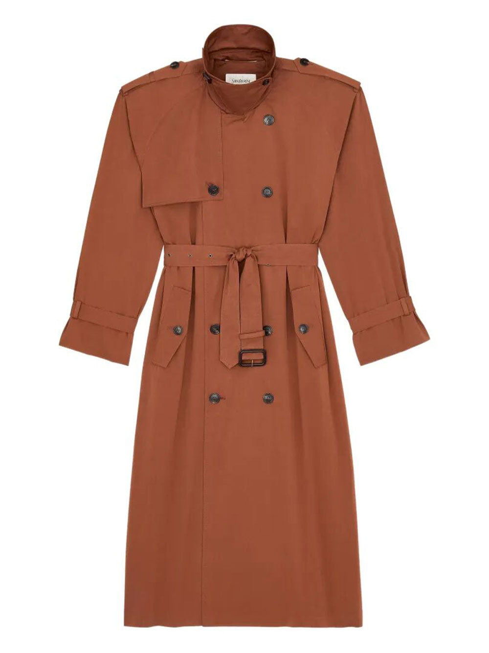 Saint Laurent Paris Trench - Marrone | 0abc53419ad8763e4d534bf0cdd3f8a153aa5343