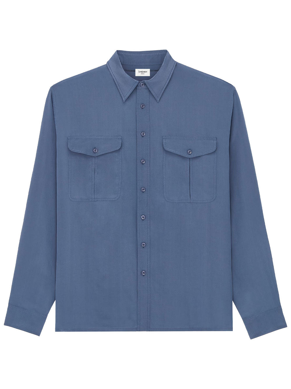 Saint Laurent Paris Plain - Blu | 781dd57fd369b44701d02b8b89a6baf1c2456f55