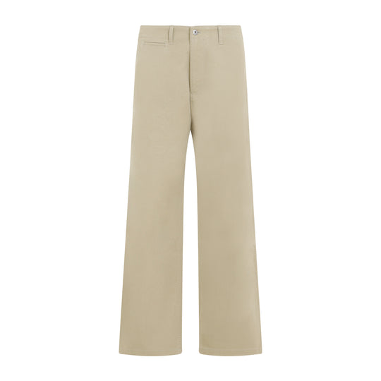 Hunter Beige Cotton Trousers