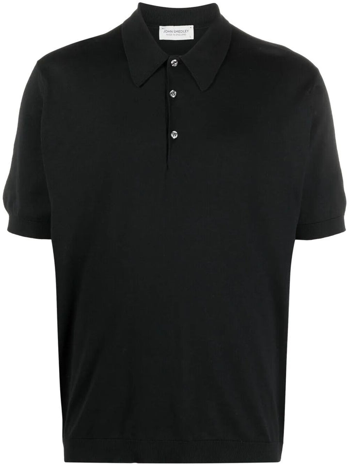 John Smedley Polo - Nero | 223867d3ab3d7f3bf040d61fd10a7dbebe971d0d
