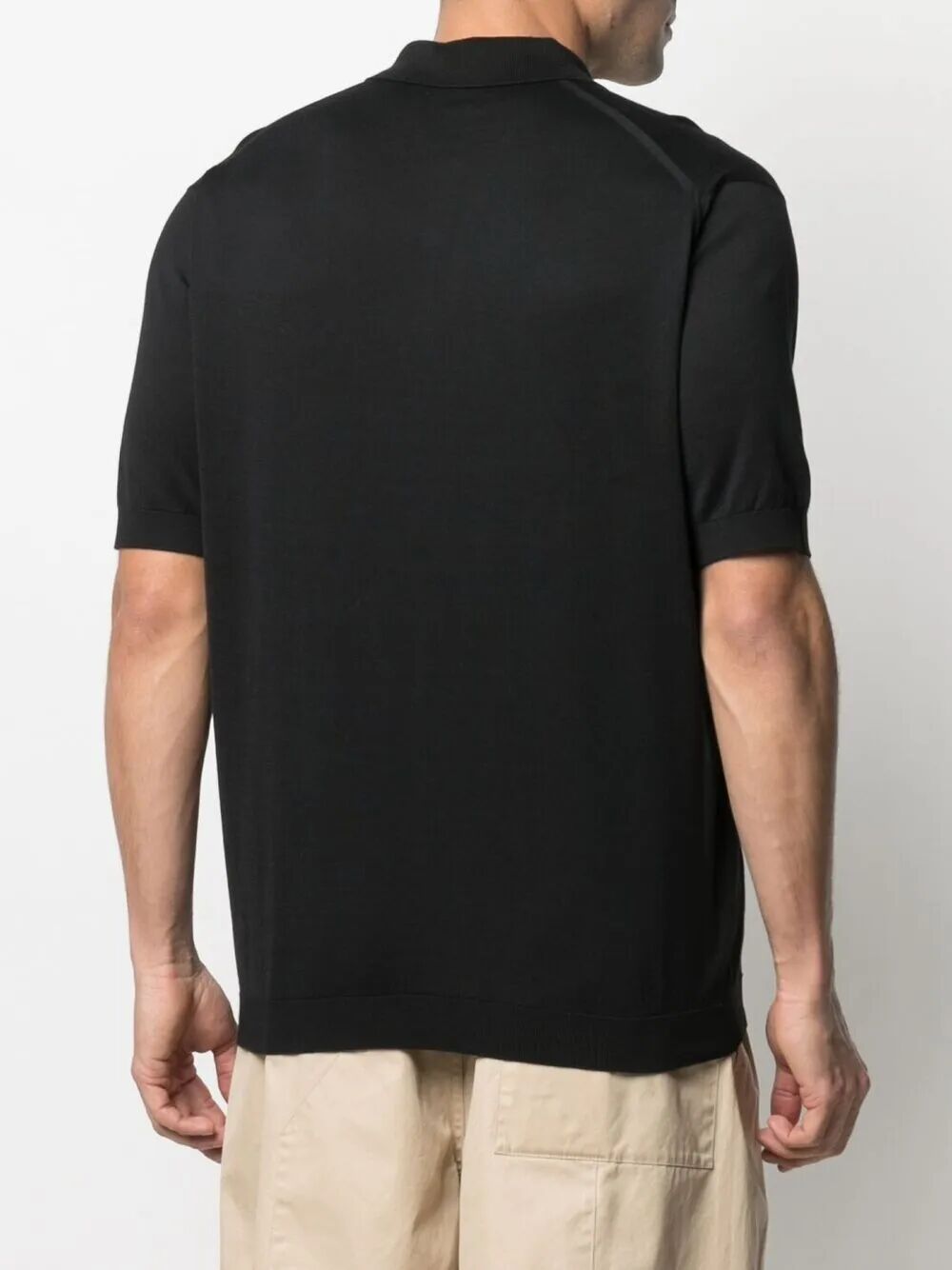John Smedley Polo - Nero | 9b8500ccb62410dffa0d426cf4df61911c57ea09