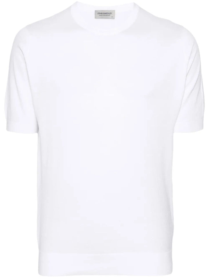 John Smedley T-SHIRT - Bianco | 7008c6cad34e14d05f0c32400a3998257c4f6196