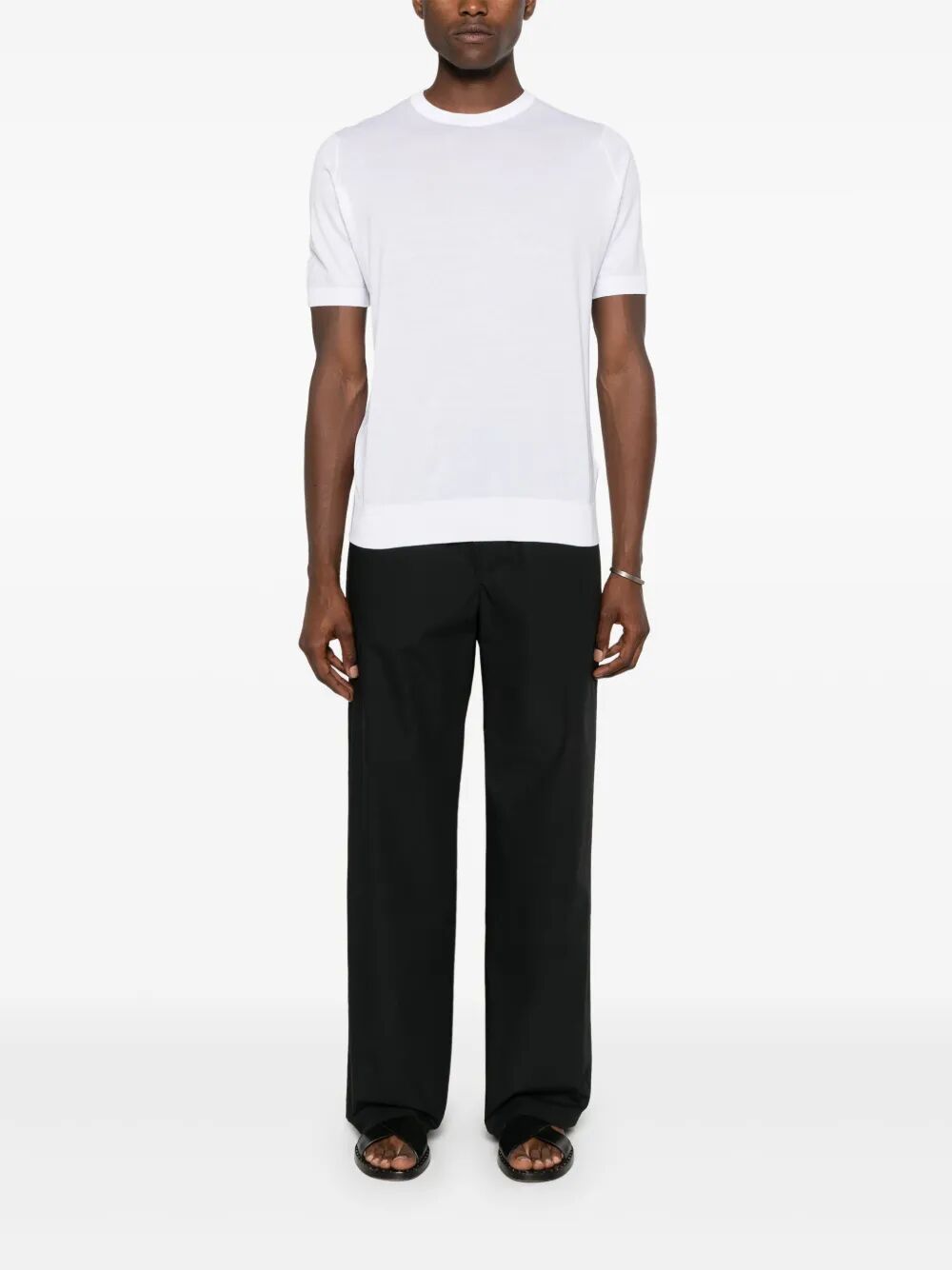 John Smedley T-SHIRT - Bianco | 305709663558377c3b251685951825fa8a65ce29