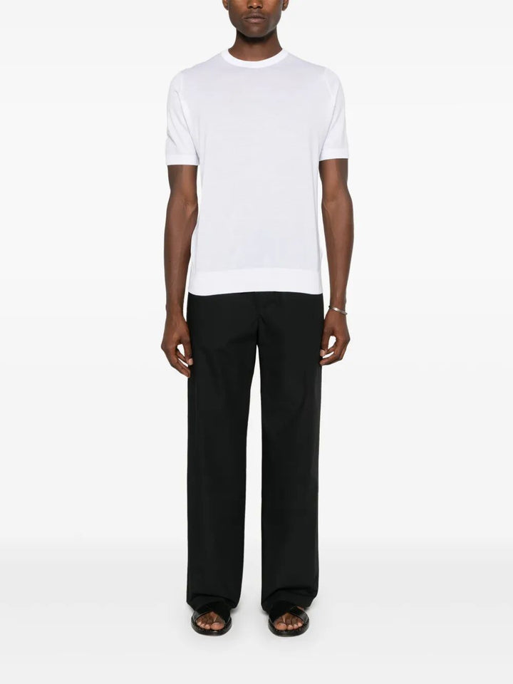 John Smedley T-SHIRT - Bianco | 305709663558377c3b251685951825fa8a65ce29