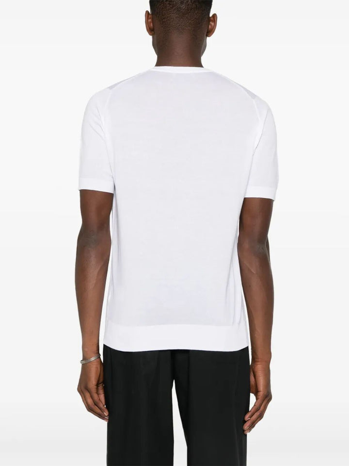 John Smedley T-SHIRT - Bianco | 754953d47ce92a4cc7443b96c151eb859609cc50