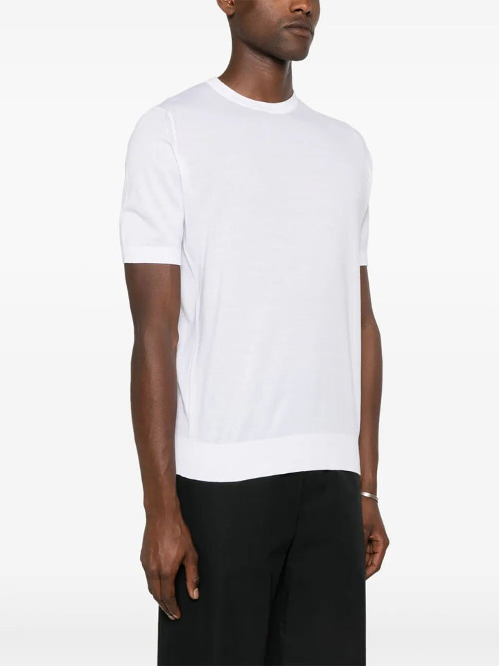 John Smedley T-SHIRT - Bianco | 7603bdeaf4abee8c2a601d35276d4f6e6bb76274