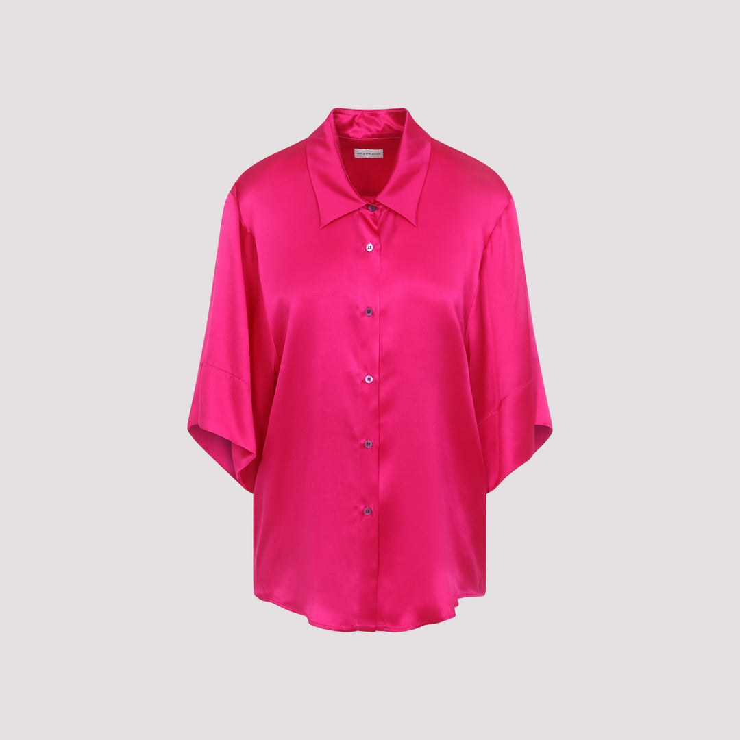 Dries Van Noten Shirts - Pink & Purple | 6c41cd29ce4f9c277adc1efd3bedaee3be2811f6