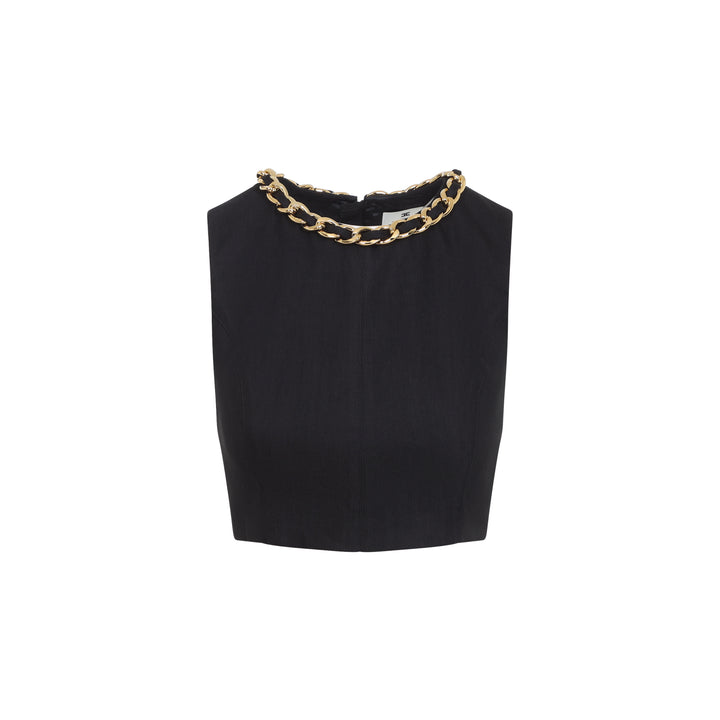 Elisabetta Franchi Top - Nero | 457608b5eadc6f338d987b96a4697fda24530a51