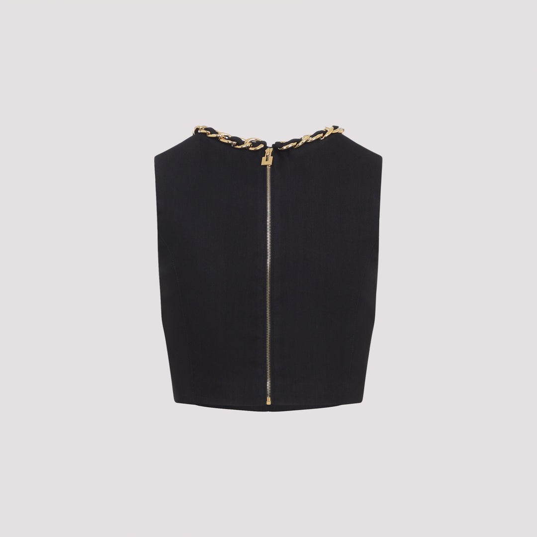 Elisabetta Franchi Top - Nero | b967939e3813358269b9e0aac708abcf3662c796