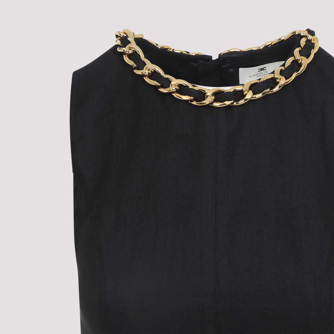Elisabetta Franchi Top - Nero | caf0d8feab54b6ed89a87d7169757626fd9b2a18