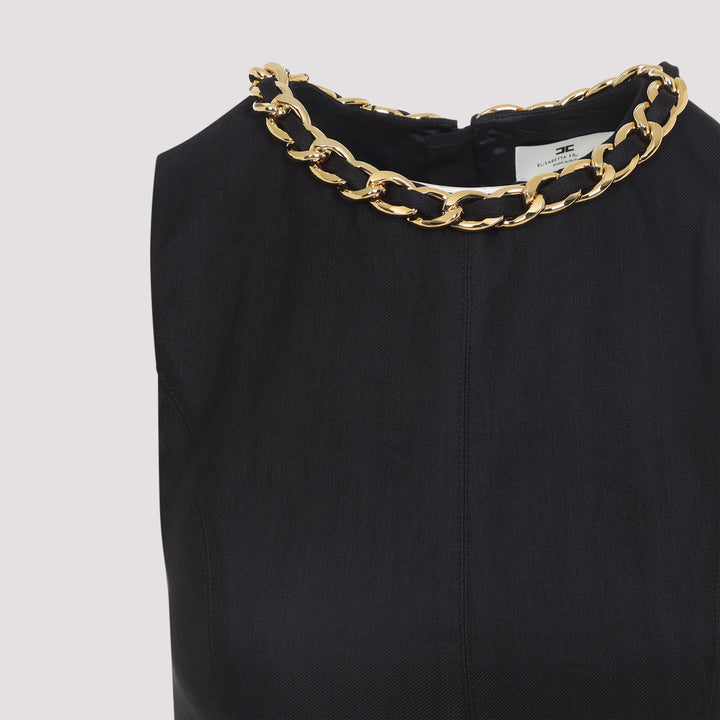 Elisabetta Franchi Top - Nero | caf0d8feab54b6ed89a87d7169757626fd9b2a18