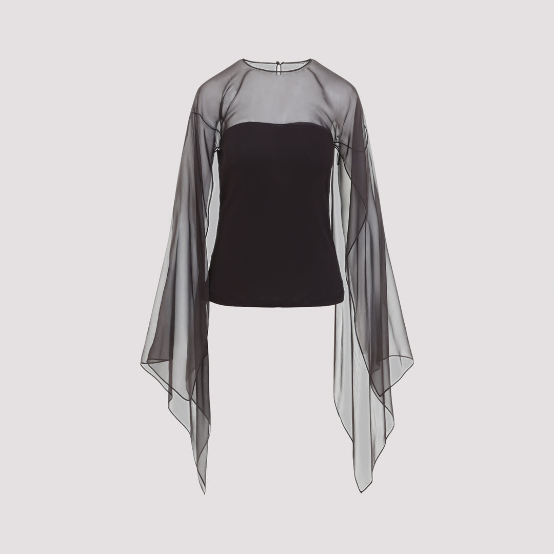 Alberta Ferretti Top - Marrone | c03381c1f031a16a3ca981d894224da755800c34