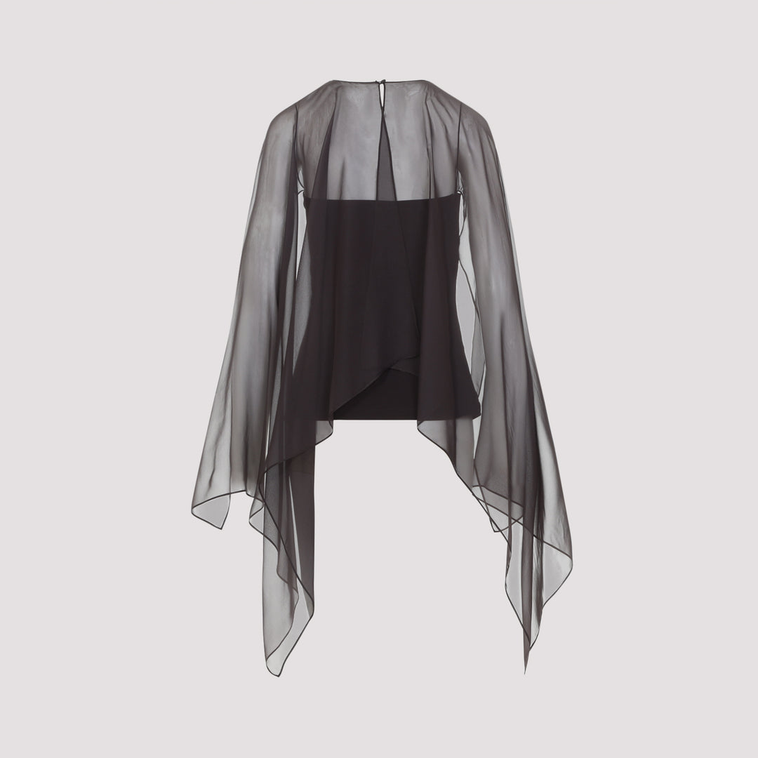 Alberta Ferretti Top - Marrone | aeb713cb299309ba3fd24cd63301325a001ff3fb