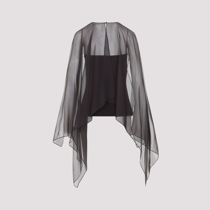 Alberta Ferretti Top - Marrone | aeb713cb299309ba3fd24cd63301325a001ff3fb