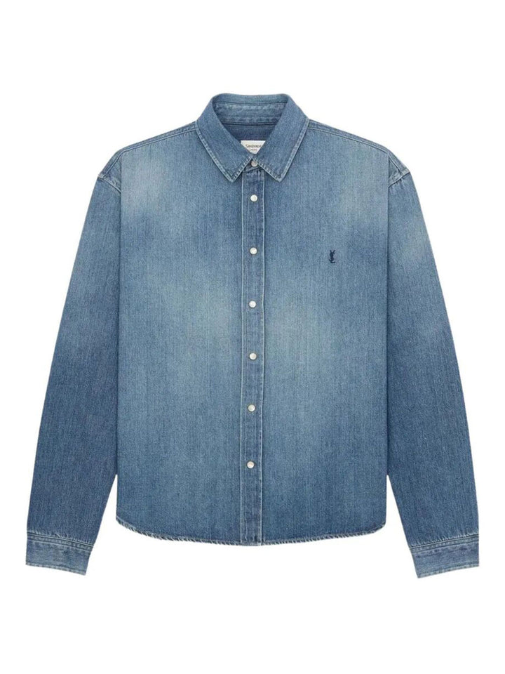 Saint Laurent Paris Denim&leather - Blu | 37925001f1273fe67cfd4312e75d819d84901955