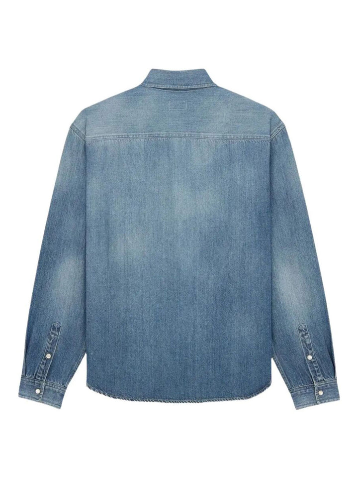 Saint Laurent Paris Denim&leather - Blu | 500025a2fcd12ce00207aaee9a4789bb68c05472