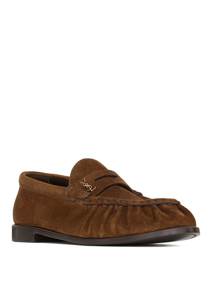 Saint Laurent Paris Mocassini - Marrone | a8c44f459eee78cdcb9f1ea6219292d78a805d27