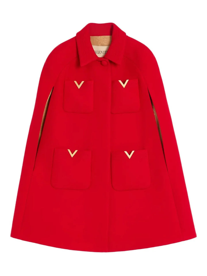 Valentino Garavani Cape - Rosso | 83e050274c38c47a1c433670c5ab8cc8c904b512