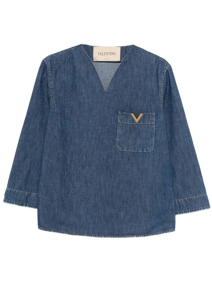 Valentino Garavani Denim&leather - Blu | 31a21b1fd9f84b2f975074f57db072000de94d4d