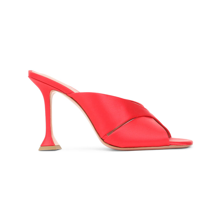 Amina Muaddi Mules - Rosso | df88e6b0e591aea4c52e95452a82e7c7a1bed7a9