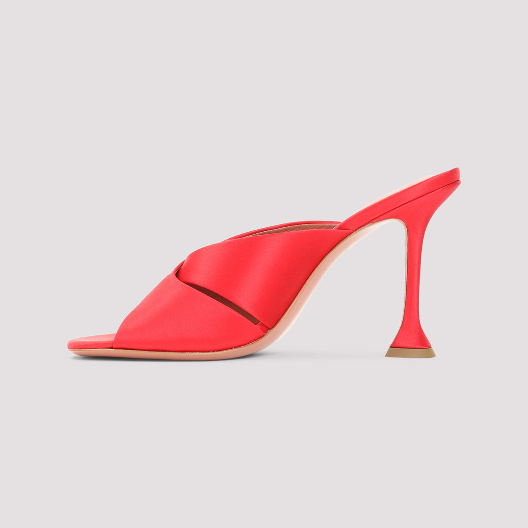 Amina Muaddi Mules - Rosso | 5dfd492bc3efeee2d08637ba97126ba0bbdf5fd1