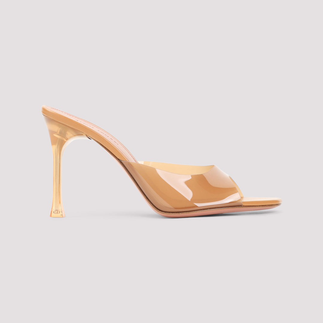 Amina Muaddi Mules - Marrone | c7915bcb9bc3efdfd14f4f627942450d58833205