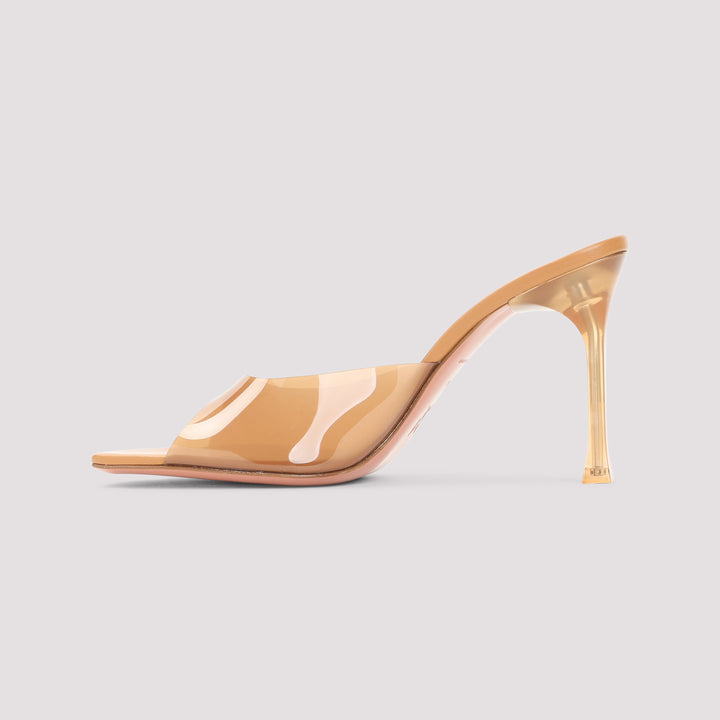 Amina Muaddi Mules - Marrone | 8b8740fdb4ddba170b5fb1a608b178bd81afb3eb