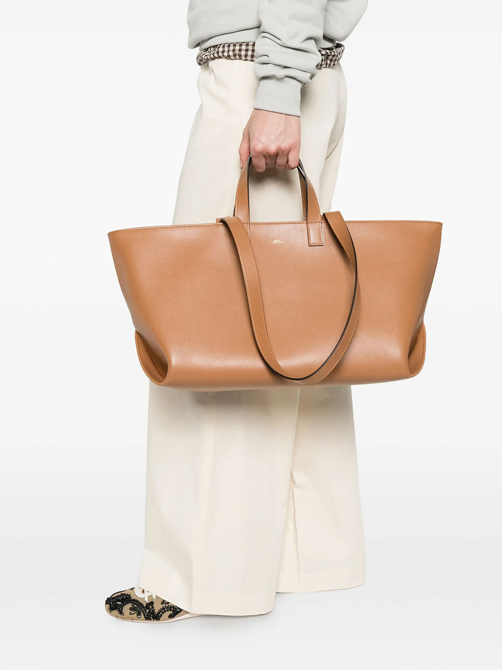 A.P.C. Totes - Marrone | a45f36624c61d9d084011a01f02fc25ea24ddcac