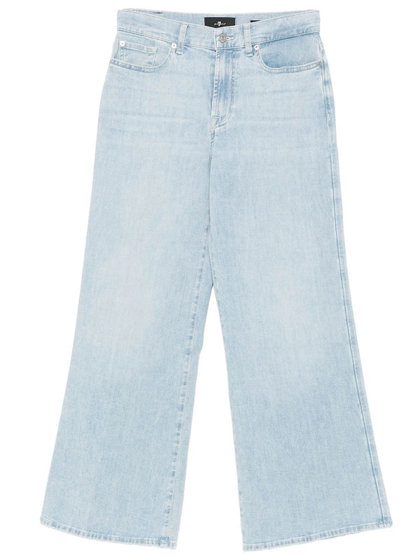 Jeans Lotta A Vita Alta E Gamba Larga