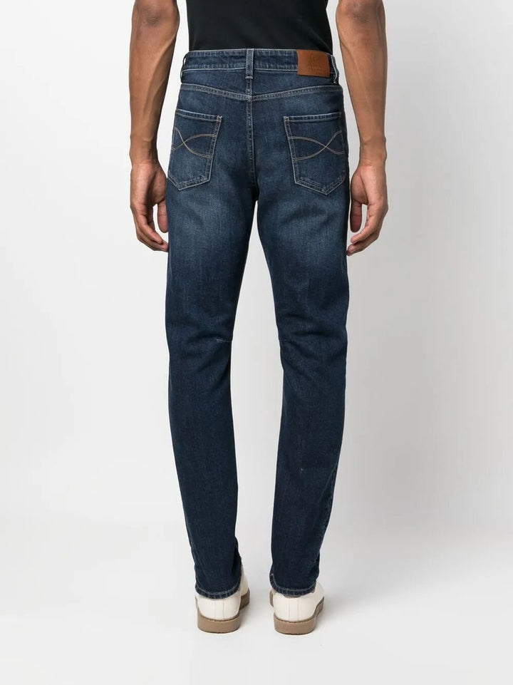 Brunello Cucinelli Tapered - Blu | cd37c1fbe07fd95bccb442ce235eb26c22298a2c