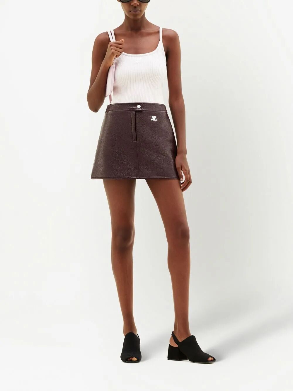 Courreges Mini skirts - Rosso | 7e84e05229f604d3e37227b91f7fa60e3c2ce0eb
