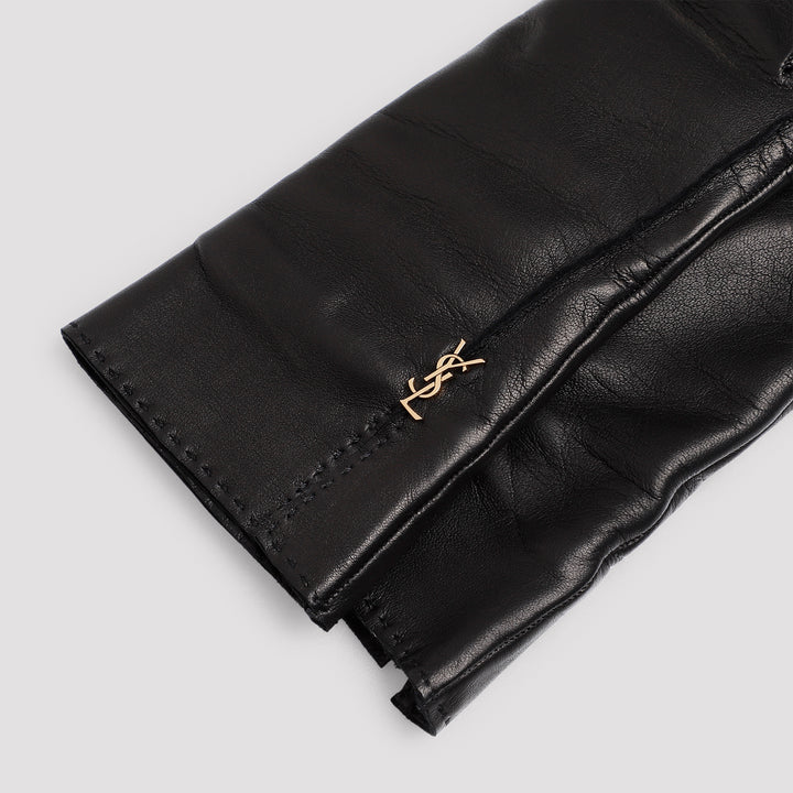 Saint Laurent Guanti - Nero | ed92a2f760c24348da1b54983d39ab2fe0eb2767