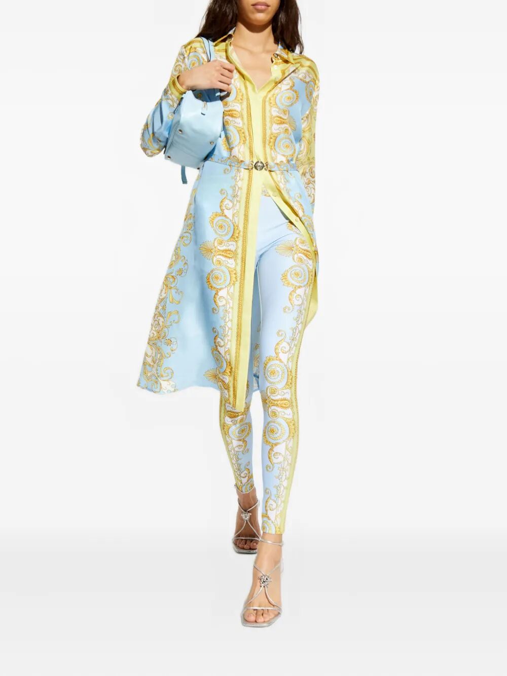 Versace Leggings - Blu | 53def436c0c78604532c44b0427943c7836bb295