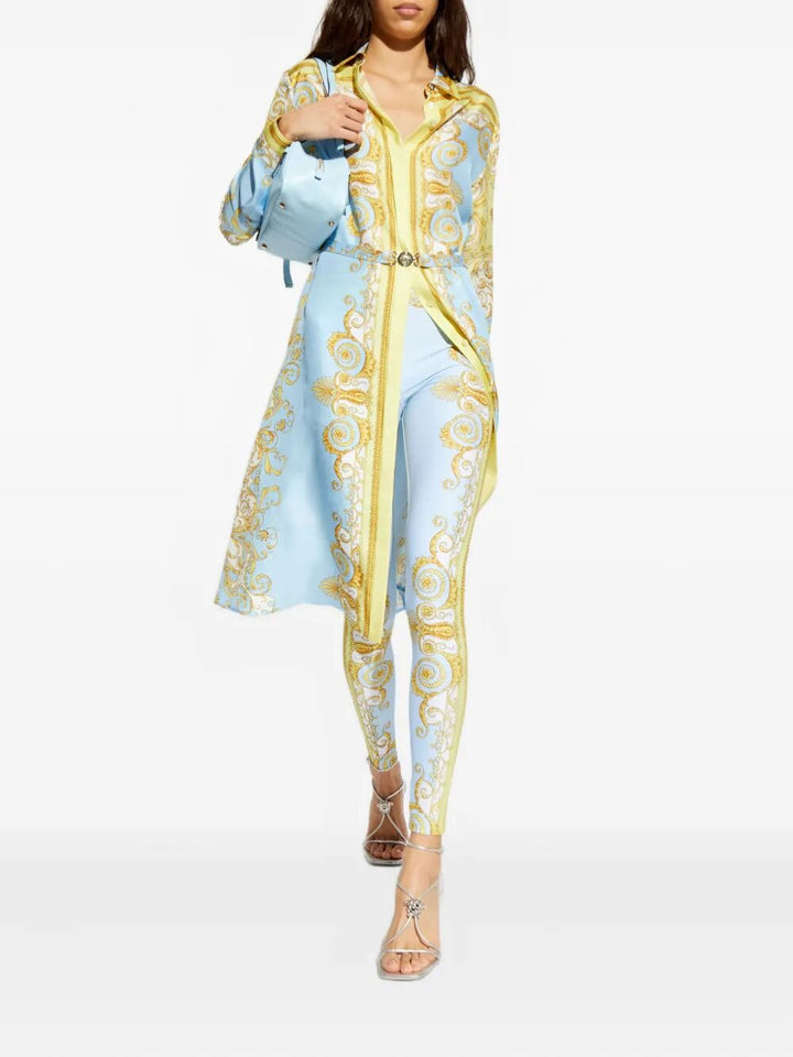 Versace Leggings - Blu | 53def436c0c78604532c44b0427943c7836bb295