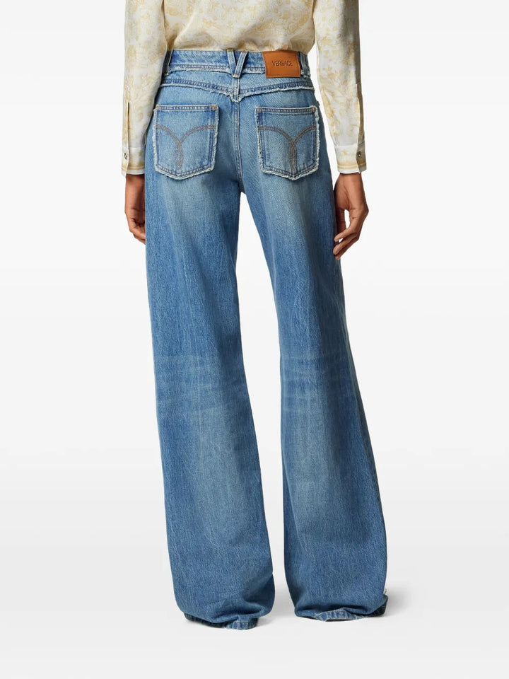 Versace Straight leg - Blu | 3db694e78381475f4a2787be8283dd42f2c0e9f1