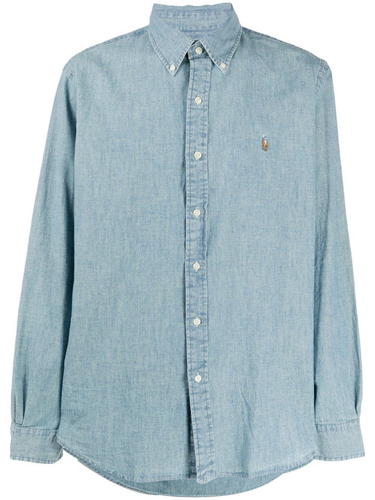 Camicia In Chambray Custom-Fit