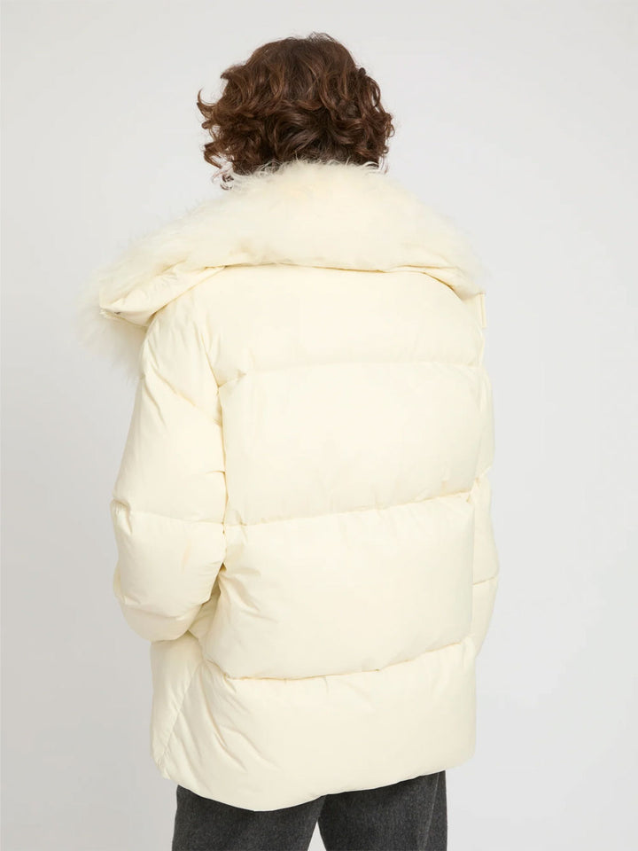 Yves Salomon Down jackets - Nude & Neutrals | b2337d56b16a96a28b276b735753e6e3e8b0d024