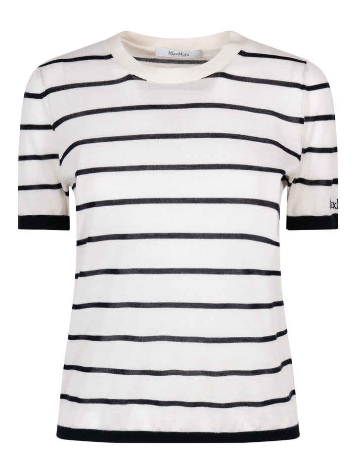 Maxmara Top - Bianco | 43d7fd7051c973e82a8a39496a5f255013b1fb54