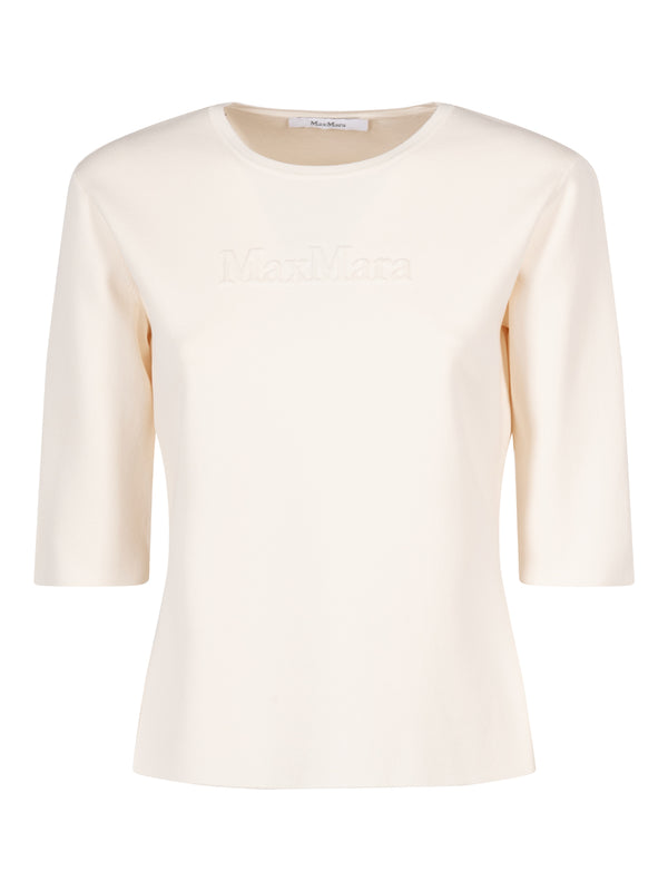 Maglia In Jersey A Maniche Corte