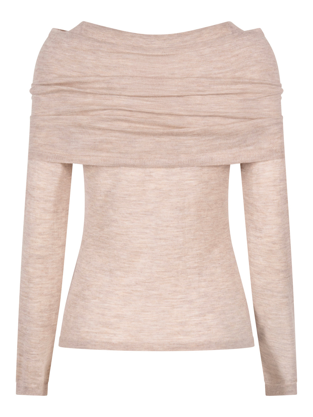 Maxmara Round neck - Nude & Neutrals | a452464df07c366f7552bd14048aa0ef9dc2f7f2