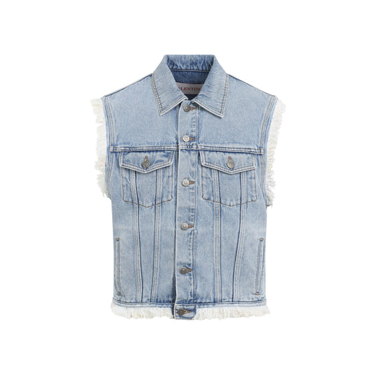 Blue Denim Vest