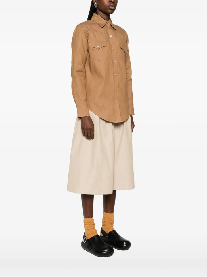 A.P.C. Denim&leather - Marrone | 9060b2908e85f61333be65ef3e09ff07275a2b9a