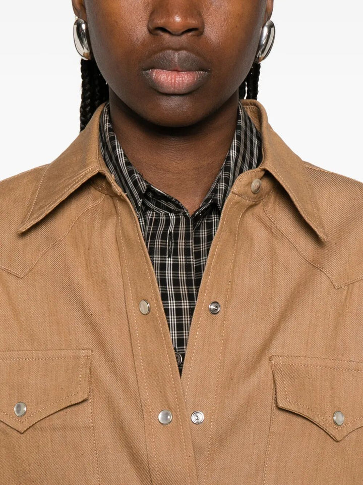 A.P.C. Denim&leather - Marrone | 4689ea3755cacc4bc17f8f10b22e30926f10b1fa